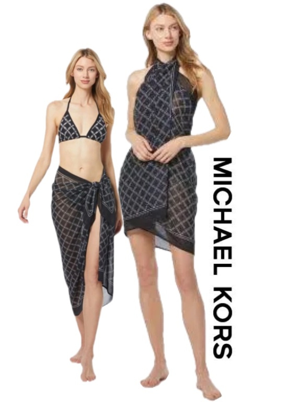 MICHAEL Michael Kors Convertible Wrap Swim Cover-Up Women’s One Size